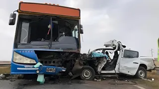 Accidente en la ruta 226: Siete heridos en choque entre colectivo escolar y camioneta en Tandil