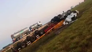 Fatal accidente en la Ruta 3: un automovilista muere tras colisión con camión en Las Flores